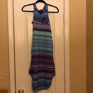 Girls paper doll high low dress 10